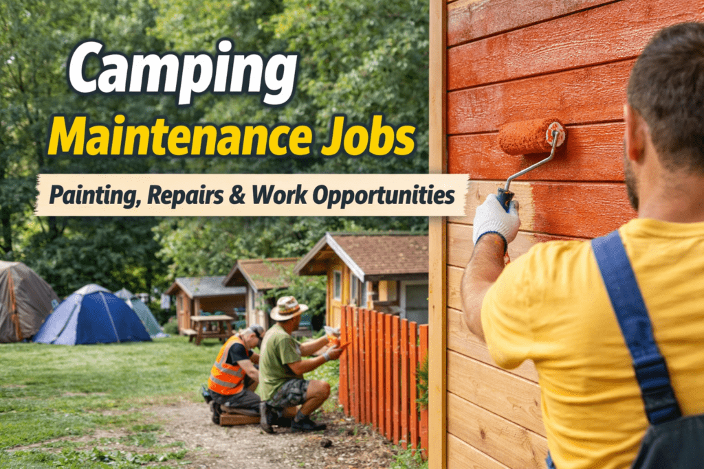 camping maintenance jobs painting repairs