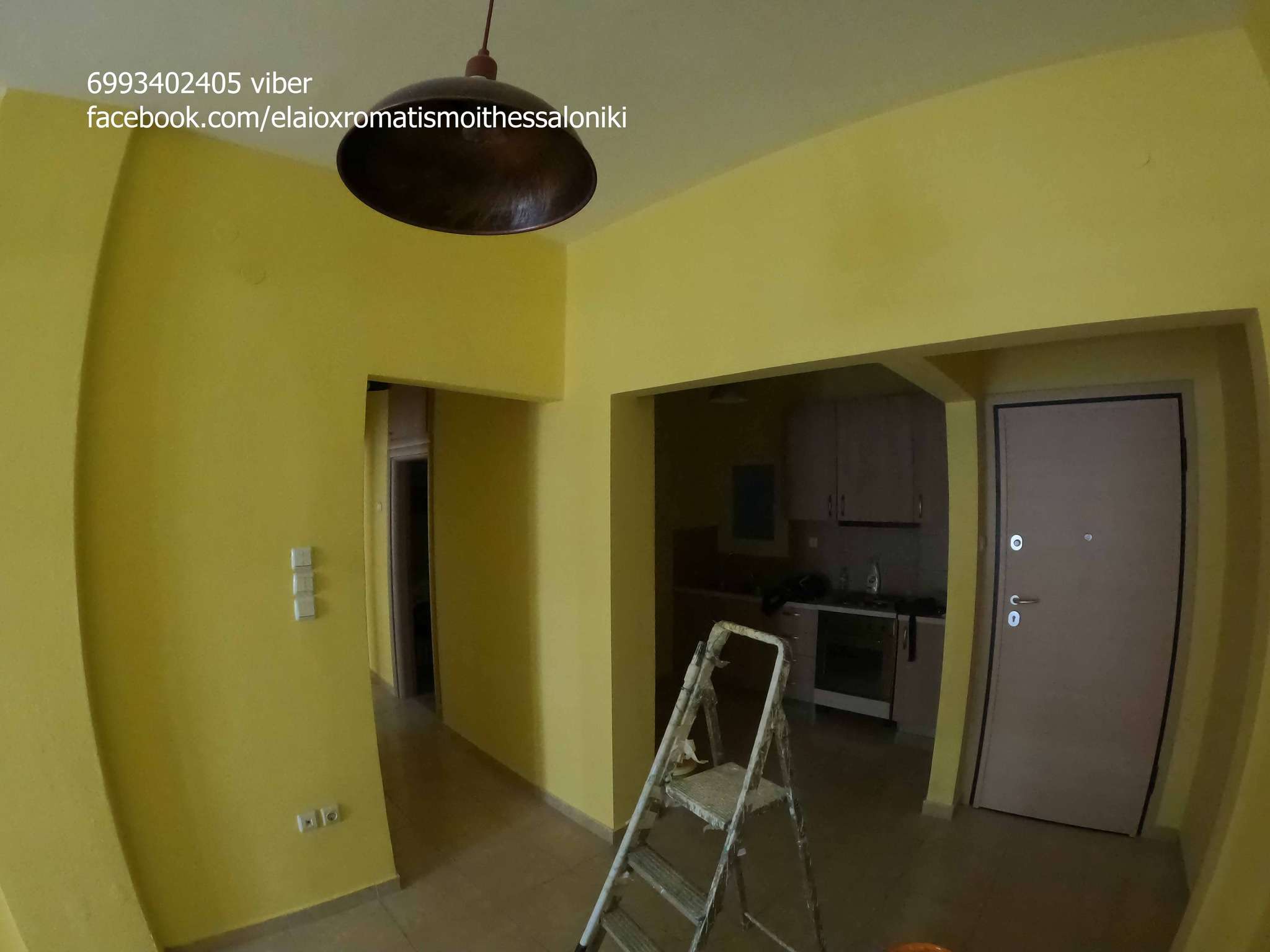 Επαγγελματικό βάψιμο σπιτιού από τη WallArté στη Θεσσαλονίκη