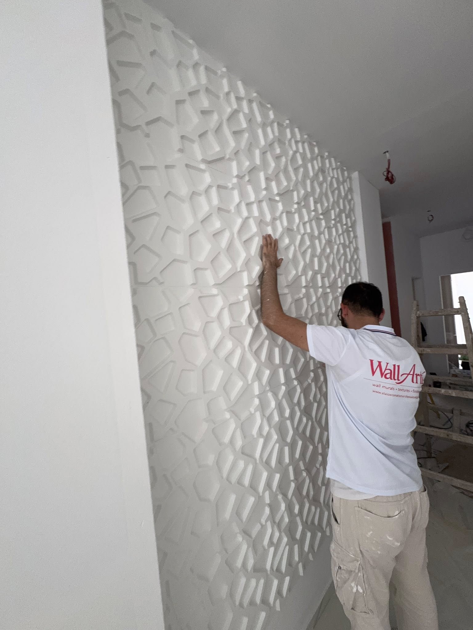 Κατασκευή διακοσμητικού 3D panel τοίχου στη Θεσσαλονίκη από τη WallArté